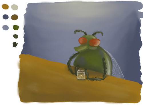 Speed Paint, Feb. 17 - "Relaxing/Insect"