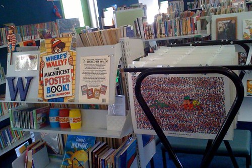 Where's Wally? poster rack