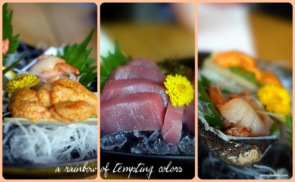 sashimi collage