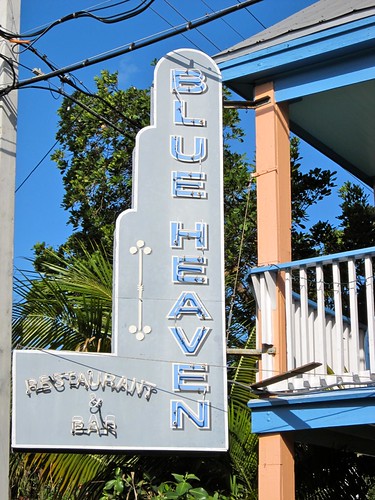 Blue Heaven Restaurant & Bar Sign