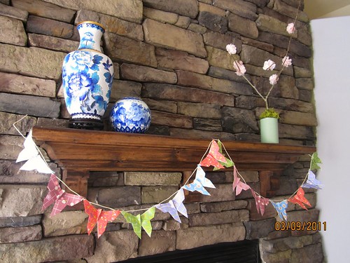 Origami Butterfly Bunting