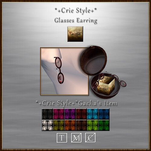 *+Crie Style+* Glasses Earring