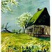 old poster-Normandy in spring