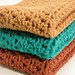 Dishcloths Crochet Cotton Kitchen Bathroom Washcloths Southwest Colors Set by Peanuts Creations