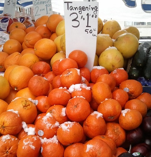 snowy tangerines