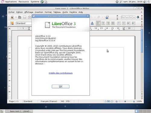 LibreOffice 3.3 et Debian Squeeze