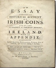 Simon Essay on Irish Coins