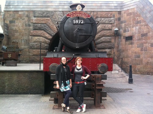 The Burrow at the Hogwarts Express