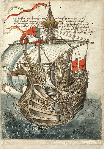 004-Nave turca-Konrad von Grünenberg- Beschreibung der Reise von Konstanz nach Jerusalem 1487- © 2010 Badische Landesbibliothek