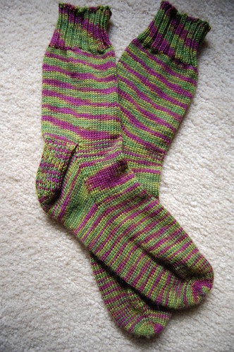 FO: Socks for Aunt Di