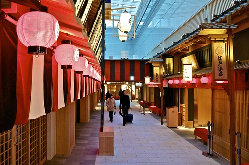 Edo Town in new Haneda International Terminal
