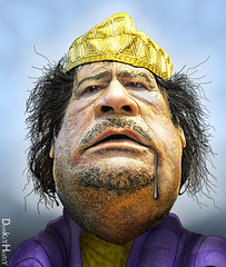 Muammar Gaddafi - Caricature