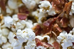 popcorn and bacon