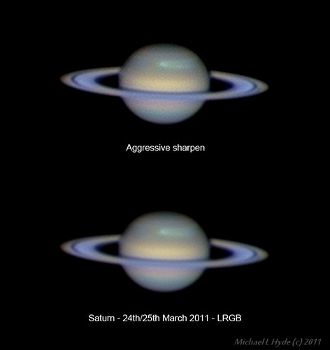 Saturn Storm LRGB by Mick Hyde