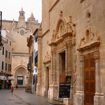 The gothic cathedral of Ciutadella