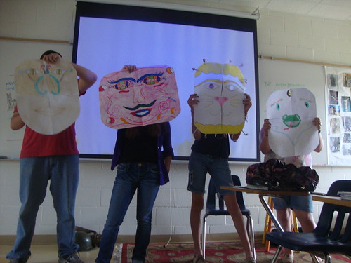 Chinese masks / skits / Magnet geography by trudeau