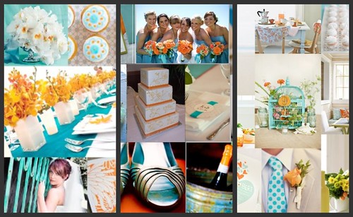 Turquoise Tangerine I've been looking at inspiration boards for those 