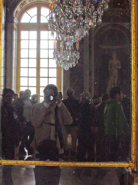 selfie in Versailles