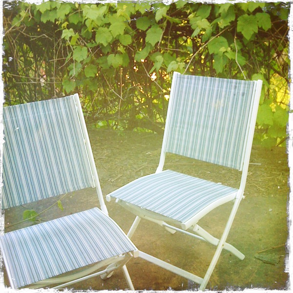 deck chairs & vines