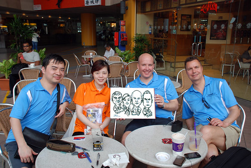 Caricature live sketching for VWR - 2