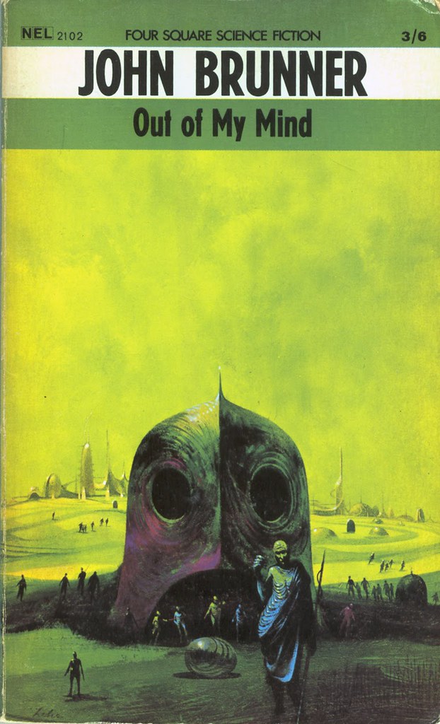 Paul Lehr - Cover Illustration For John Brunner's Out Of My Mind