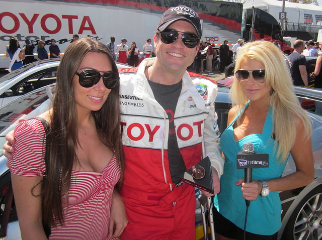 Maryanne Siena, Daniel Goddard , Jennifer Lexon, Toyota Grand Prix Celebrity Race 2011