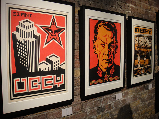 Obey exhibited at the Black Rat Press