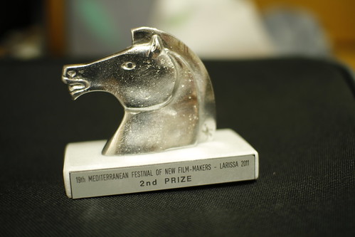 Silver Horse trophy for Kingyo from Mediterranean Festival of New Film-makers - Larissa 2011