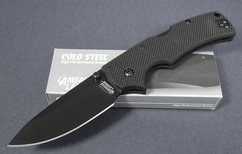 Cold Steel American Lawman Folding Knife 3-1/2" Blade, G10 Handles