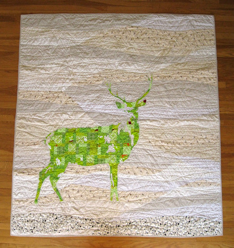 green stag quilt
