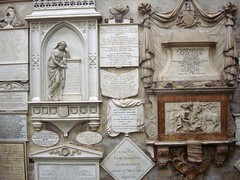 Bath Abbey Wall Monuments