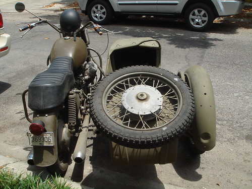moto guzzi with sidecar