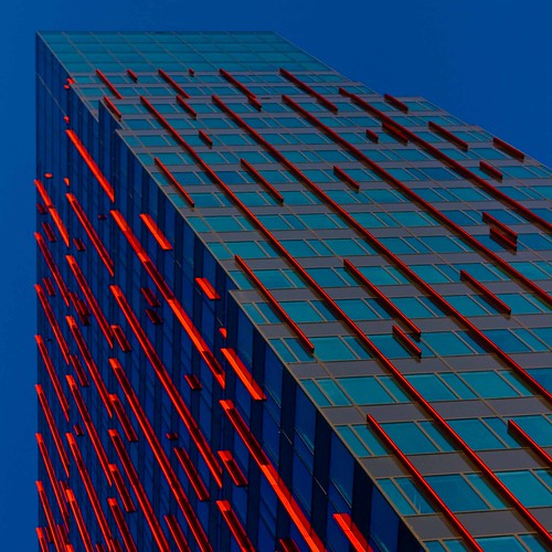 フリー写真素材|建築・建造物|高層ビル|オランダ|ブルー|