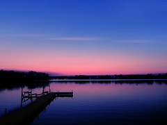 Pink & Blue - Lake & Sky by doug.siefken