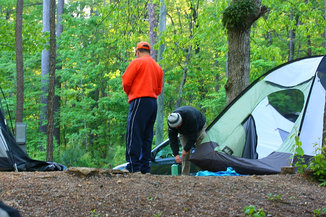 Camping at Oak Mountain