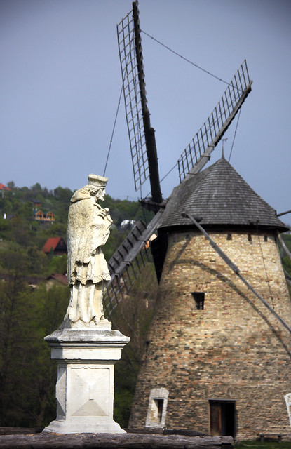 Devotional statue from Csepreg and Windmill from Dusnok