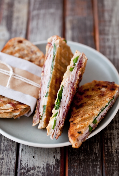 Brie, Turkey And Spinach Panini