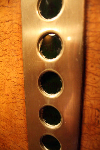 Queen Mary - Old Elevator Buttons