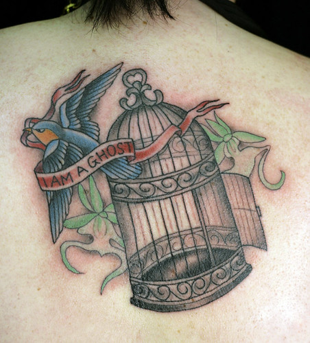 birdcage tattoo. I did this irdcage on sara#39;s
