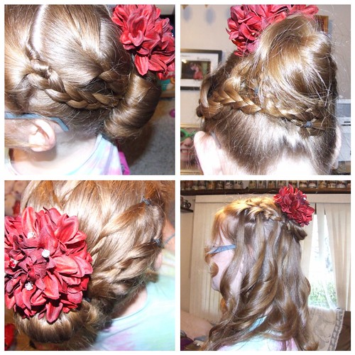 prom hairstyle trials