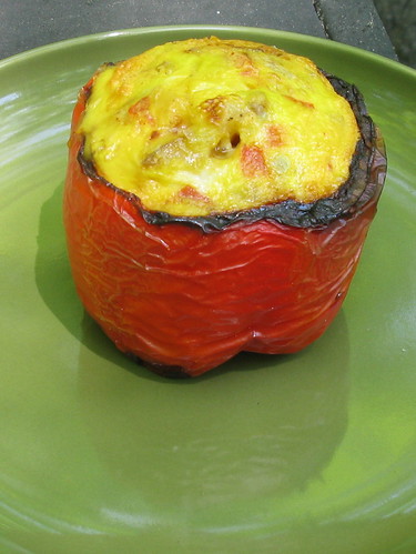 Egg in a Red Pepper