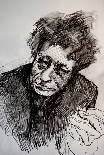 Portrait of Alberto Giacometti, 2010 by Kristie Holiday by kristieholiday