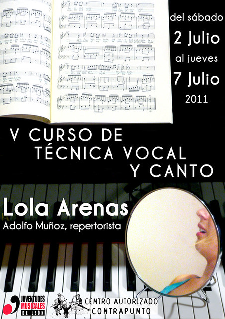 V CURSO DE TECNICA VOCAL Y CANTO 2011