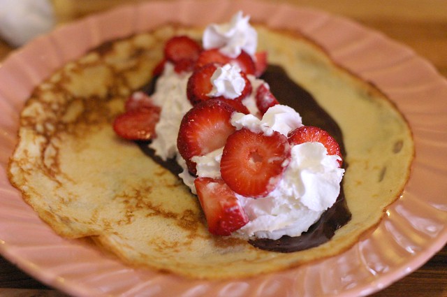 May 22: Strawberry crepe