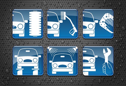 car company icons. Icons OKQ8