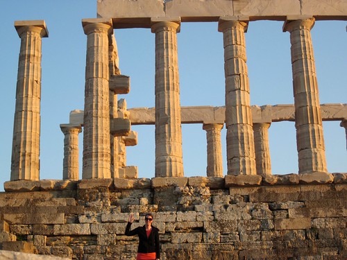 Temple of Poseidon - where's waldo