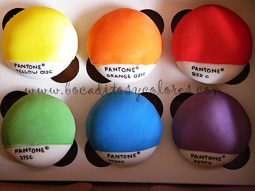 Pantone® cupcakes for a graphic designer