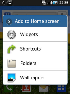 Modifikasi home screen