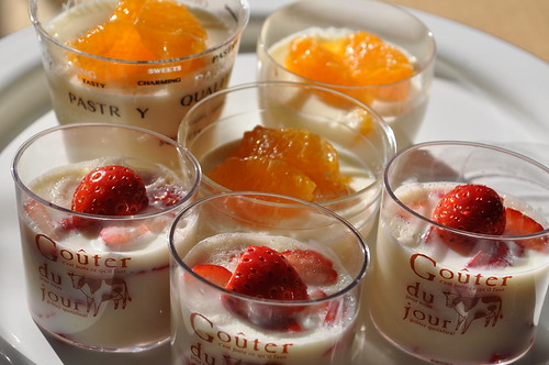 milk kanten jelly desserts