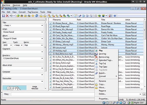 Using MP3Tag to change the sort order
